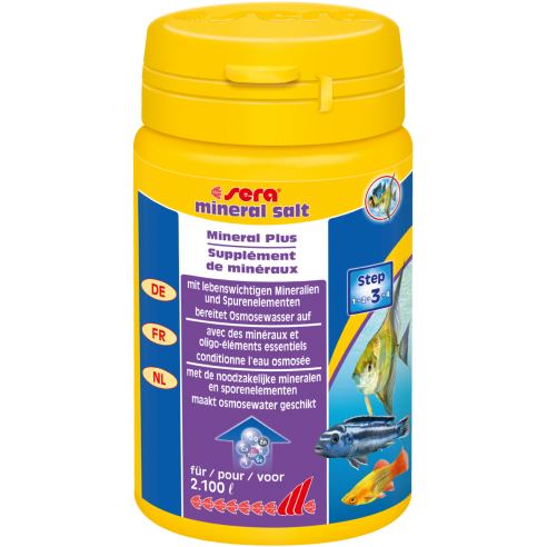 Sera Mineral Salt 105G voor 2.100L Sera Mineral Salt 105G voor 2.100L