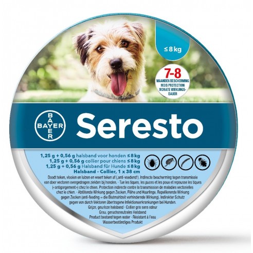 Seresto hond onder de 8 kg. 