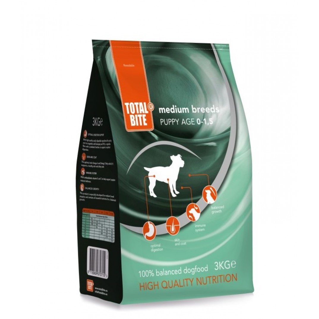 Total Bite puppy medium 3kg