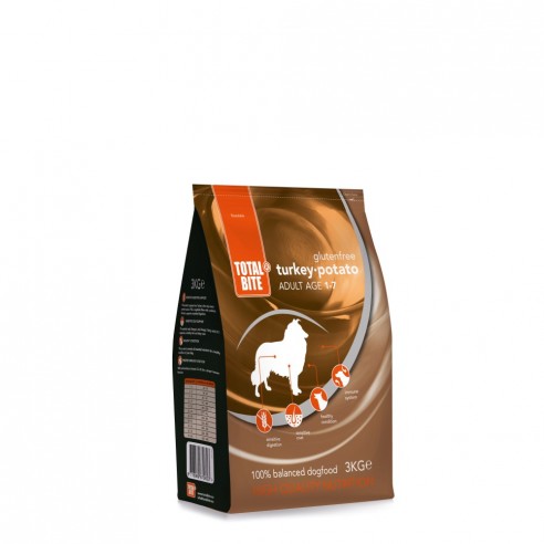 Total Bite turkey en potato 12kg