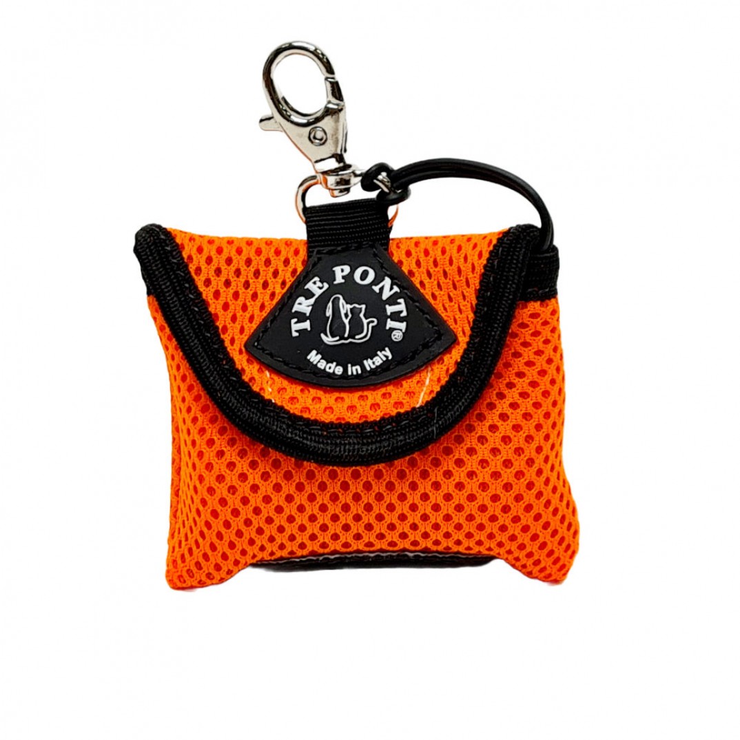Tre Ponti poepzakjes houder mesh - oranje