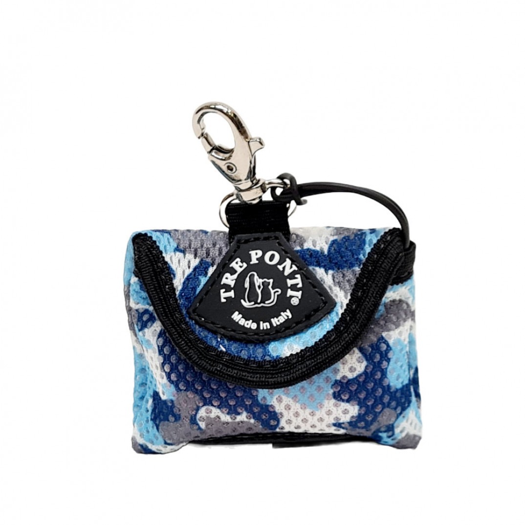Tre Ponti poepzakjes houder mesh - camou blauw