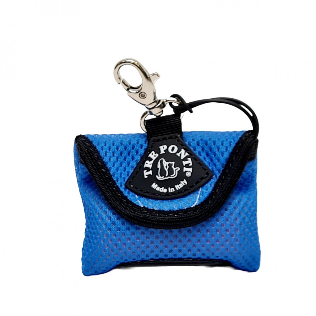 Tre Ponti poepzakjes houder mesh - sky blue