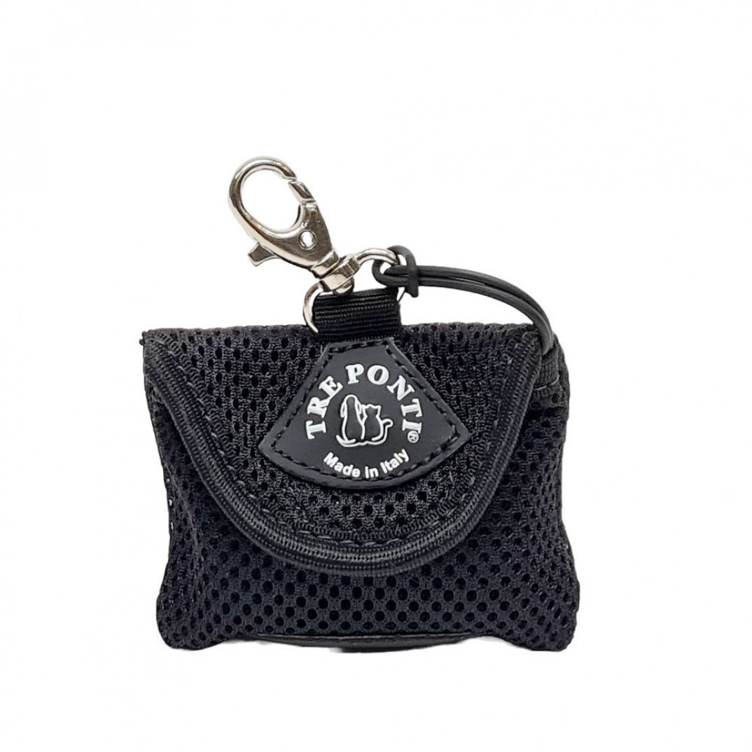 Tre Ponti poepzakjes houder mesh - zwart