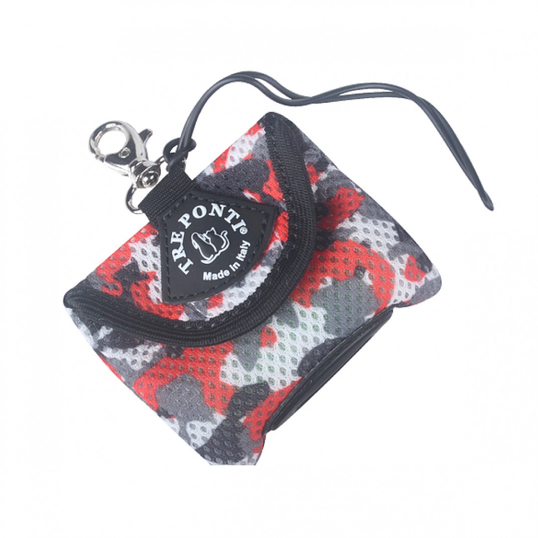 Tre Ponti poepzakjes houder mesh - Lava