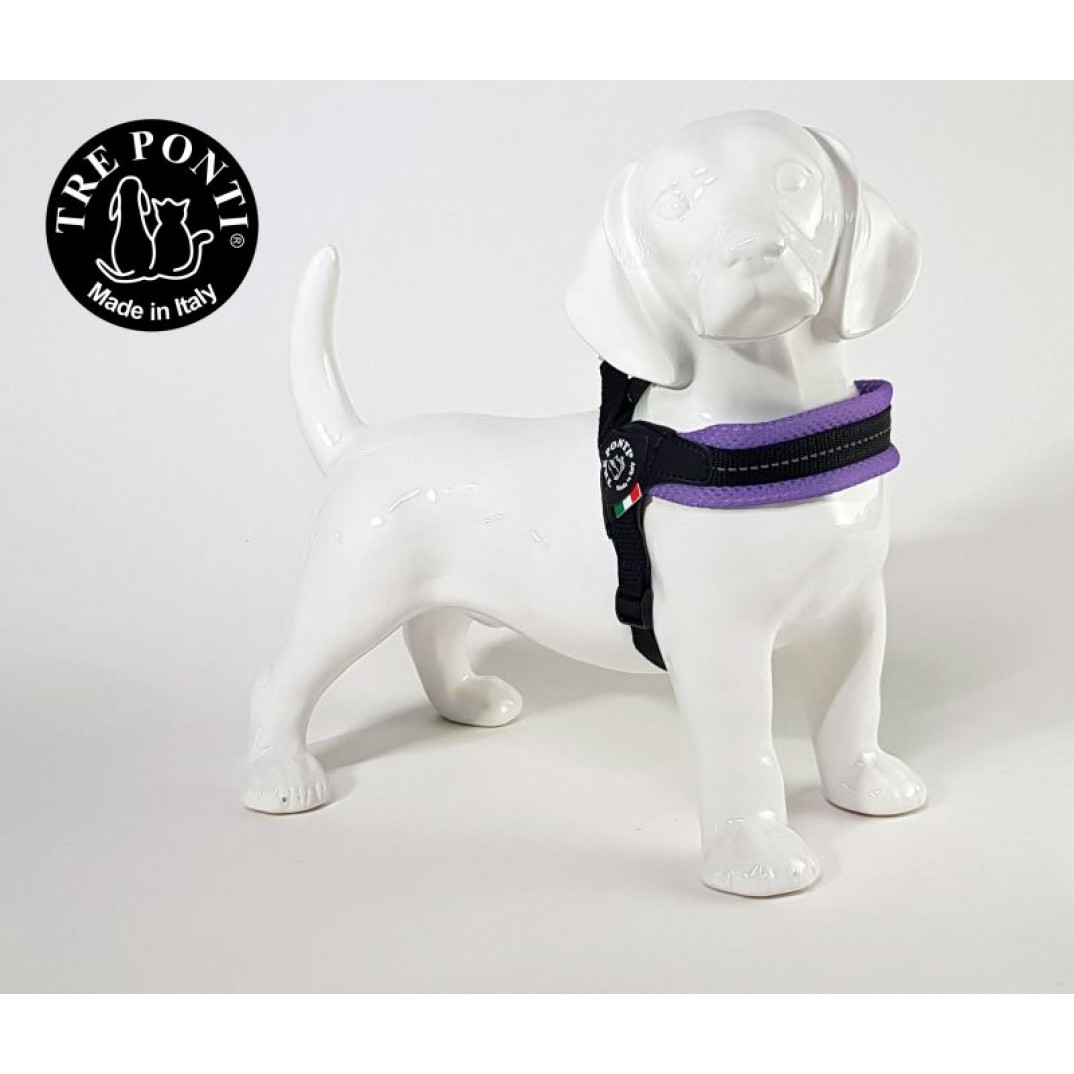 Tre ponti Fibbia Verstelbaar Mesh pastel lila