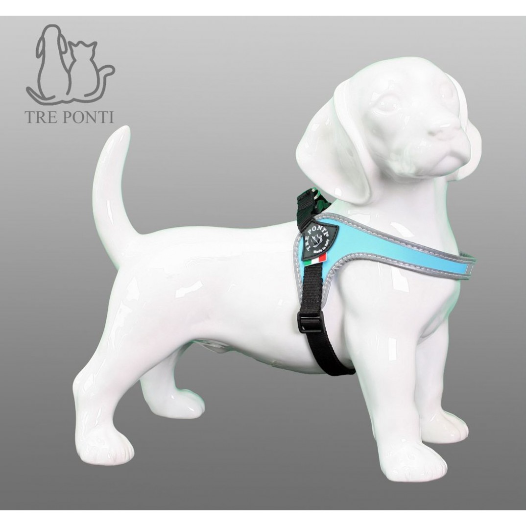 Tre Ponti Fibbia verstelbaar reflective blauw