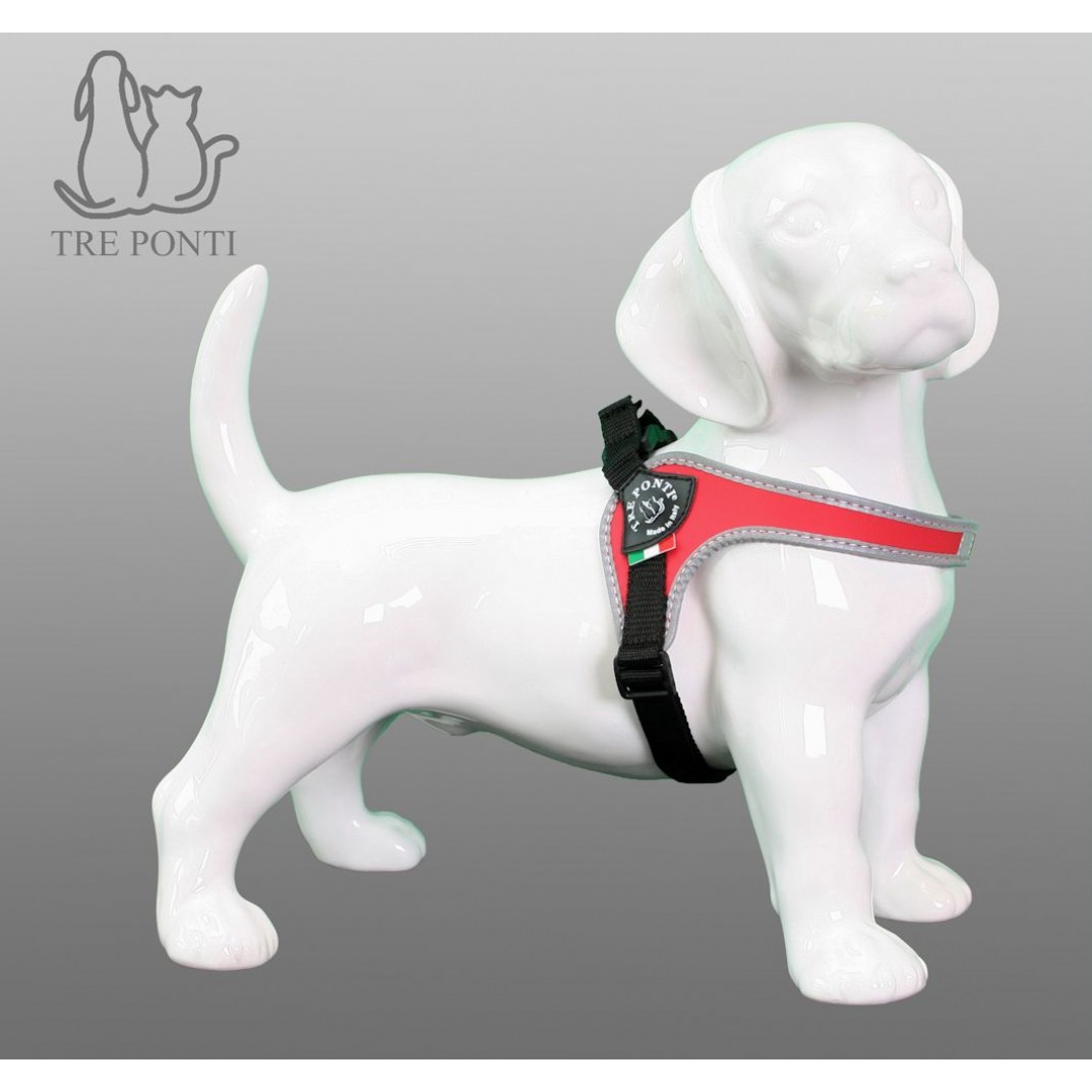 Tre Ponti Fibbia verstelbaar reflective rood