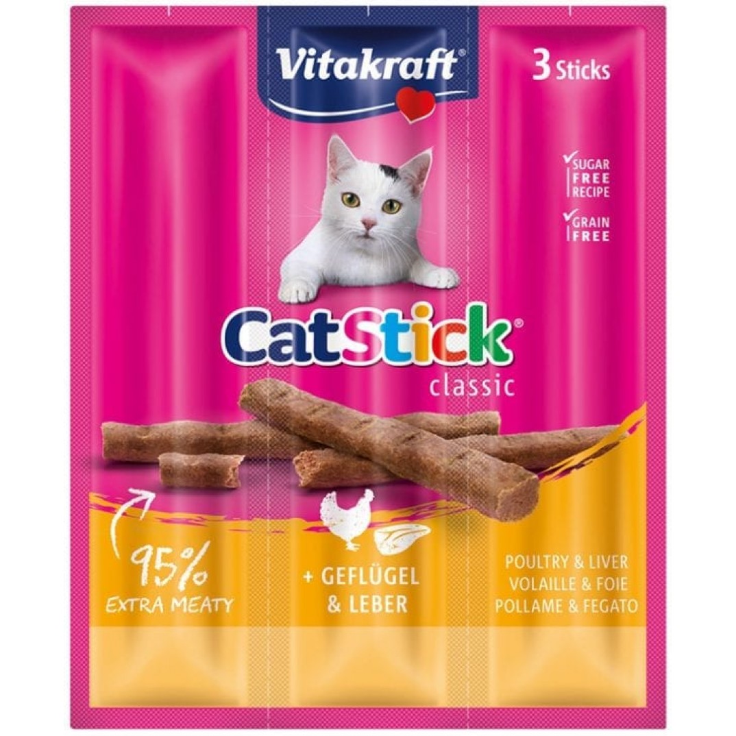 Vitakraft Cat Stick Gevogelte en Lever