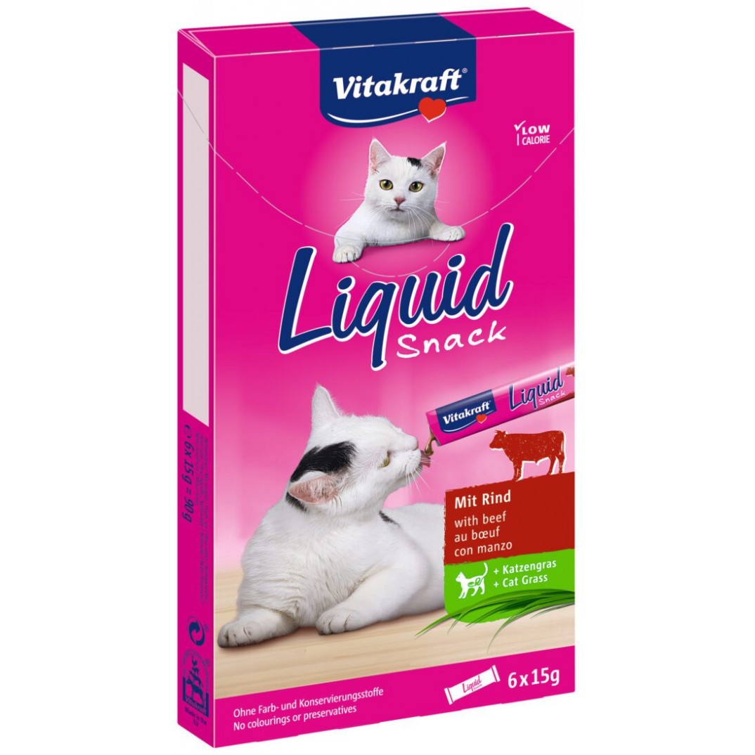 Vitakraft Liquid Snack met Rund en Inuline