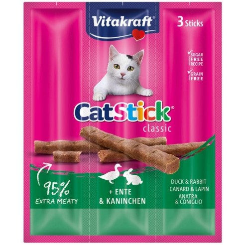 Vitakraft Cat Stick Eend en Konijn