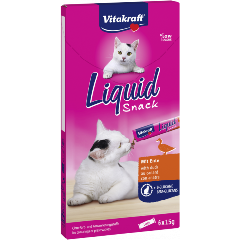Vitakraft - Liquid Snack met Eend en beta Glucanen