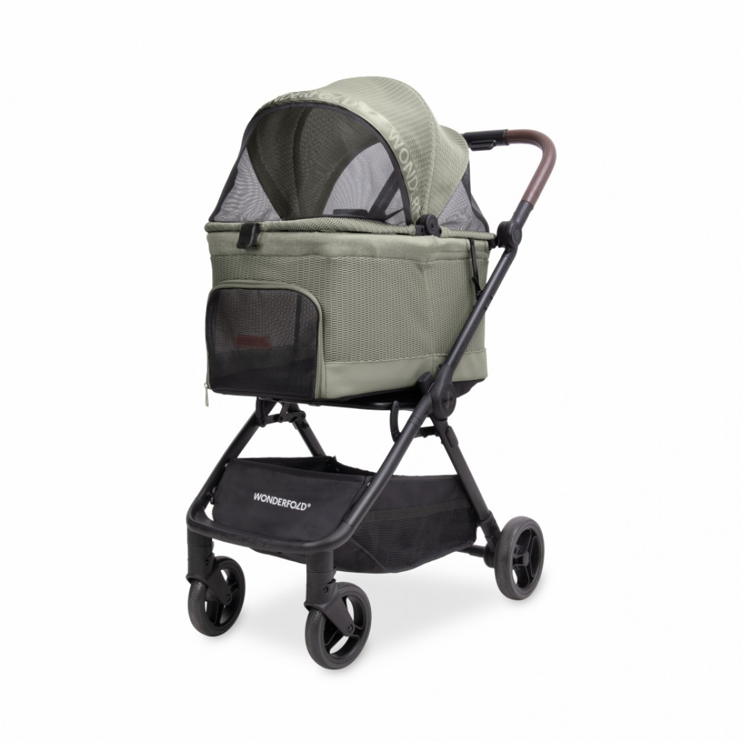 WonderFold Bella dierenbuggy voor honden en katten met comfortabel en veilig ontwerp