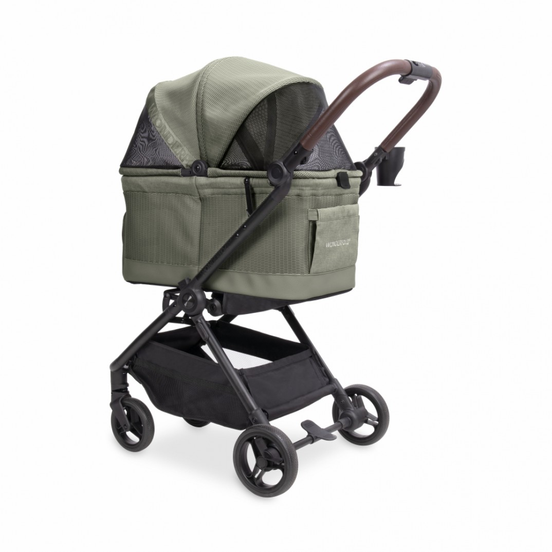 WonderFold Bella dierenbuggy voor honden en katten met comfortabel en veilig ontwerp