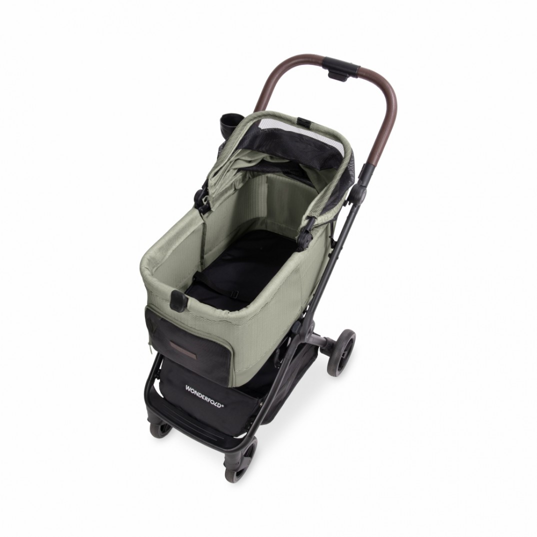 WonderFold Bella dierenbuggy voor honden en katten met comfortabel en veilig ontwerp