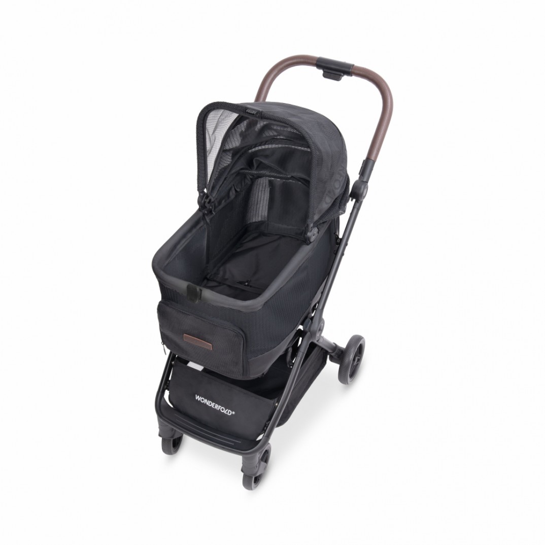 WonderFold Bella dierenbuggy voor honden en katten met comfortabel en veilig ontwerp