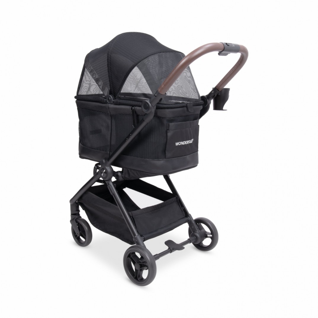 WonderFold Bella dierenbuggy voor honden en katten met comfortabel en veilig ontwerp