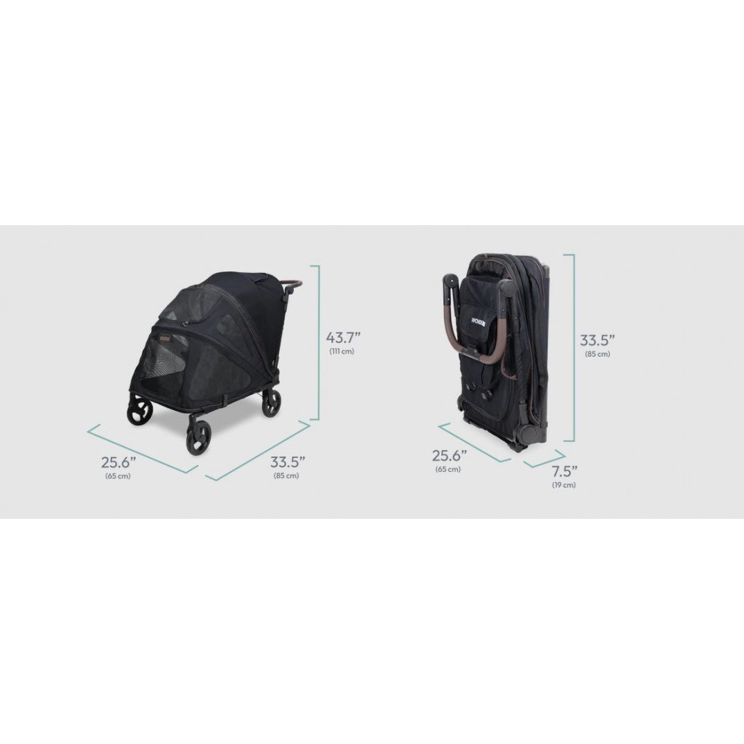 WonderFold Hudson PF Huisdierenbuggy voor honden en katten